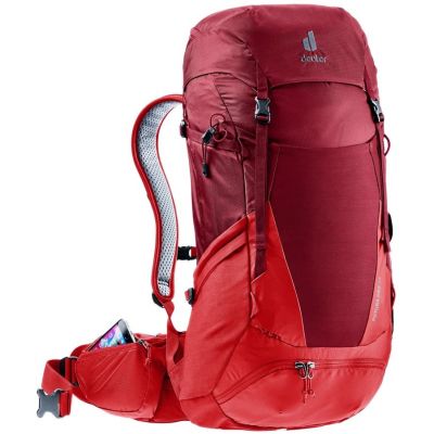 7. DEUTER Futura Pro 36 Masala-Cherry Hiking Backpack