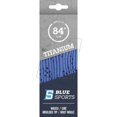 4. BlueSports Titanium 902041 Waxed Laces