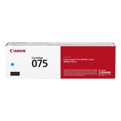 Canon 075 Toner Cartridge 1pc Original Cyan