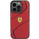 3. Ferrari Twist Metal Logo case for iPhone 15 Pro - red