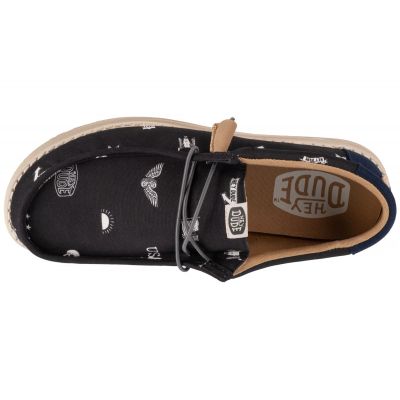 3. Hey Dude Wally Stars N Skulls Print M 41284-001 shoes 