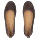 5. Women's suede leather ballerinas brown DP7741
