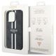 8. Guess GUHMP14LP4RPSK iPhone 14 Pro 6.1" black/black hardcase 4G Printed Stripes MagSafe