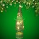12. DECORATIVE CHRISTMAS TREE GREEN LED 13 CROWNS WARM WHITE 40CM