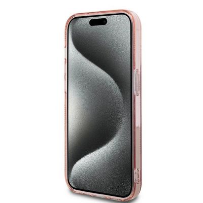 5. Karl Lagerfeld IML Choupette Head & Monogram case for iPhone 13 Pro / 13 - pink