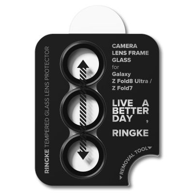 4. Ringke Camera Frame Protector 2-Pack for Samsung Galaxy Z Fold 7/8 Ultra - Black