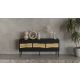6. INSERTO 3D TV cabinet 143.5x40x61.5 black + LED