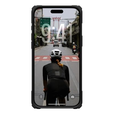 4. Urban Armor Gear 11452811404G Mobile Phone Case 17.5 cm (6.9") Black, Transparent