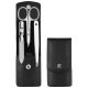 Zwilling Classic Inox Travel Set – Leather Case, 3 Pieces – Black