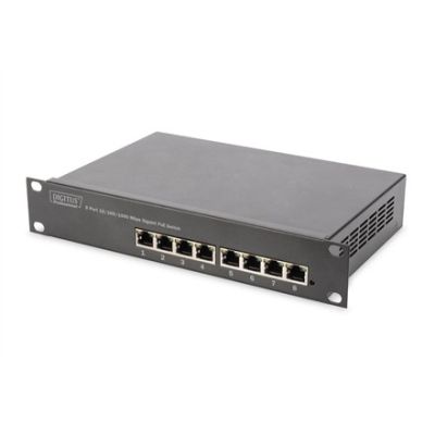 6. Digitus 10-inch 8-Port Gigabit Ethernet PoE Switch