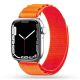 7. Tech-Protect Nylon Pro Strap for Apple Watch 4 / 5 / 6 / 7 / 8 / 9 / SE / Ultra 1 / 2 (42/44/45/49 mm) - Orange