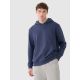 Men's sweatshirt with hood, open, 4F 4FWSS25TSWSM1749-22S