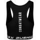 10. Women's Black COMBATWEAR Crop Top | DBX Bushido