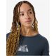 SUPER.NATURAL W TOP MOUNTAIN ART TEE T-shirt blue