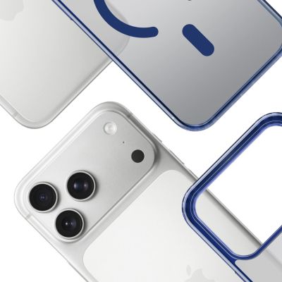 4. 3mk Frosty MagCase for iPhone 17 Pro - Blue