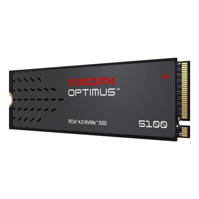 2. SanDisk Optimus 5100 500 GB M.2 PCI Express 4.0 NVMe QLC 3D NAND