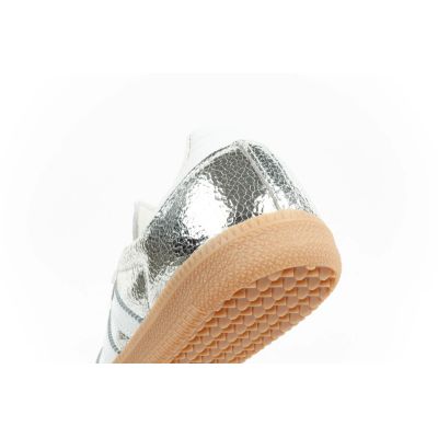 7. Adidas women's sports shoes Samba OG silver sneakers fashionable leather