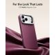 2. ESR Atelier Kickstand MagSafe Case for iPhone 18 Pro / 17 Pro - burgundy