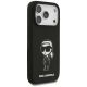 4. Karl Lagerfeld Silicone Karl Sketch & Logo MagSafe Case for iPhone 17 Pro - Black