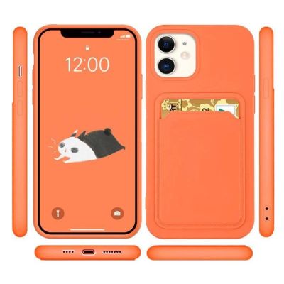 7. Card Case silicone case wallet with card pocket for Samsung Galaxy S22+ (S22 Plus) black