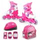 15. SMJ Sport Combo Pink LED set: 2in1 roller skates HS-TNK-000009549