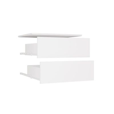 2. OPENO Drawer Module 2SZ with 2 Drawers, WHITE – for Walk-in Closet and Bedroom