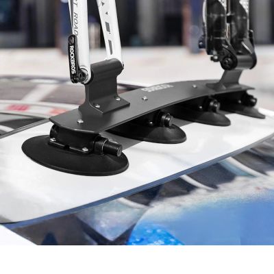 6. Rockbros XP1002 Suction Cup Roof Rack for 2 Bikes - Black