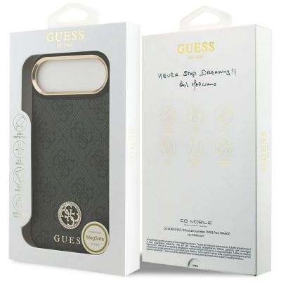 8. Guess 4G Strass Logo MagSafe case for iPhone Air - black
