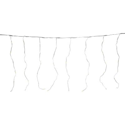 43. CHRISTMAS TREE LIGHTS LIGHT CURTAIN OUTSIDE/INSIDE 240 LED 600X60CM WITH REMOTE CONTROL WARM WHITE