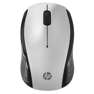 10. HP Maus 200 Kabellos USB-A 3-Tasten Silver/Schwarz