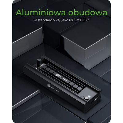8. ICY BOX IB-180MC-C31 SSD Enclosure Black M.2