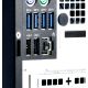 3. Smartkeeper NL03P2BK Port Blocker RJ-45 Port Blocker Black 100 pcs.