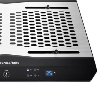 8. Laptop Cooling Pad Thermaltake Massive TM CL-N002-PL12BL-A (17.x inch; 2 fans; Hub)