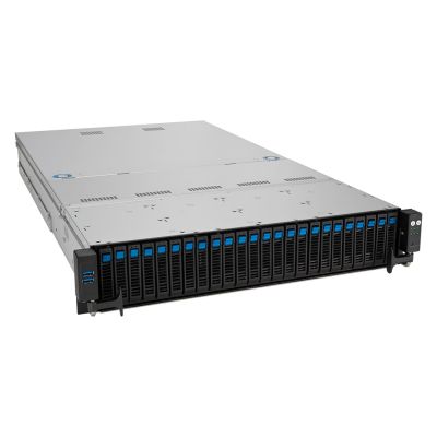2. Asus Rack Platform (2U) RS521A-E12-RS24U AMD Epyc 9005/9004 (16x NVMe/8x SATA HS, 2xM.2, 2x1Gbe, IPMI, 1+1 2000W)