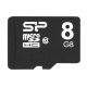 Silicon Power microSDHC 8GB Class 10 Memory Card + microSD-SD ADAPTER (SP008GBSTH010V10SP)