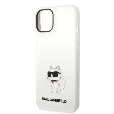 6. Karl Lagerfeld KLHMP14MSNCHBCH iPhone 14 Plus 6.7" hardcase white/white Silicone Choupette MagSafe
