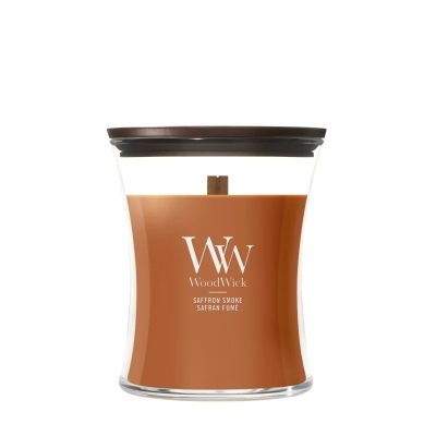 SAFFRON SMOKE WOODWICK Medium Candle