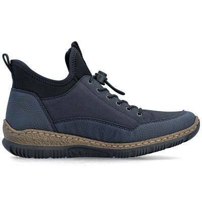 2. Rieker N32G3-14 comfortable navy blue waterproof women's shoes