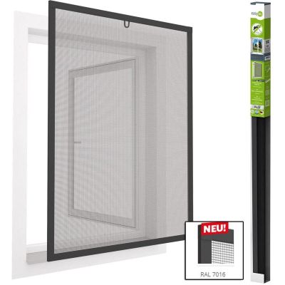 61. MOSQUITO NET WINDOW ALU 100X120 ANTHRACITE