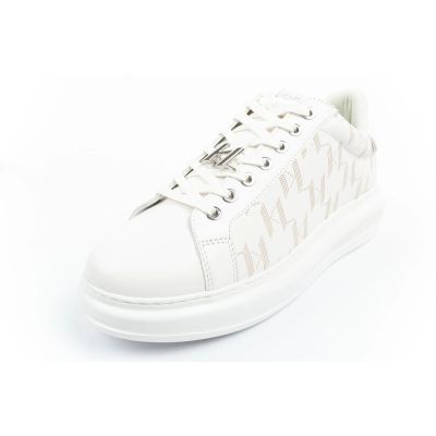12. Karl Lagerfeld Kapri men's shoes sneakers natural leather white