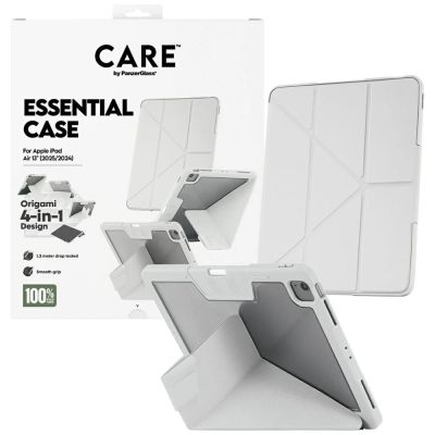 4. Care by PanzerGlass Y fold case for iPad Air 13" 2024 / 2025 - light gray