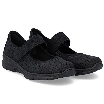 2. Rieker N4299-00 women's black velcro shoes