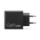 Lenovo G0A6065BEU GaN 2x USB-C 65W Wall Charger Black
