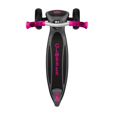 20. Globber Master Prime 3-Wheel Scooter / Black - Neon Pink 664-110