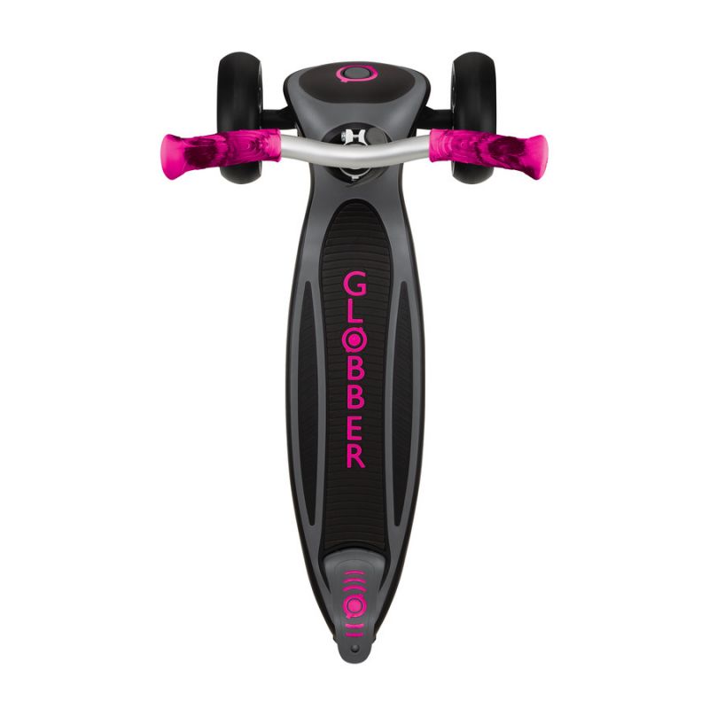 20. Globber Master Prime 3-Wheel Scooter / Black - Neon Pink 664-110