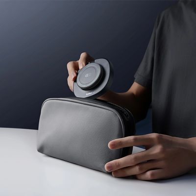 8. Baseus EnerFill FF11 15W Foldable Inductive Charger with 20W Wall Charger and 1m USB-C Cable - Black