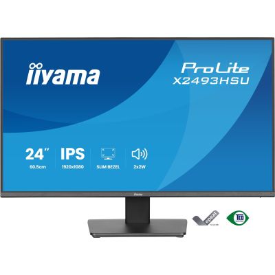 16. iiyama ProLite X2493HSU-B1 computer monitor 60.5 cm (23.8") 1920 x 1080 px Full HD LED Black