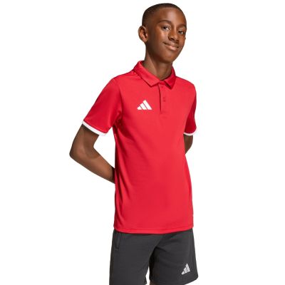 12. adidas Entrada 26 Polo T-shirt for kids red JZ6626