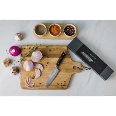 7. Santoku Kohersen Elegance Ebony Wood 12.7cm Santoku Knife