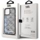 8. Karl Lagerfeld Liquide Glitter Monogram Gradient iPhone 15 Case - Black